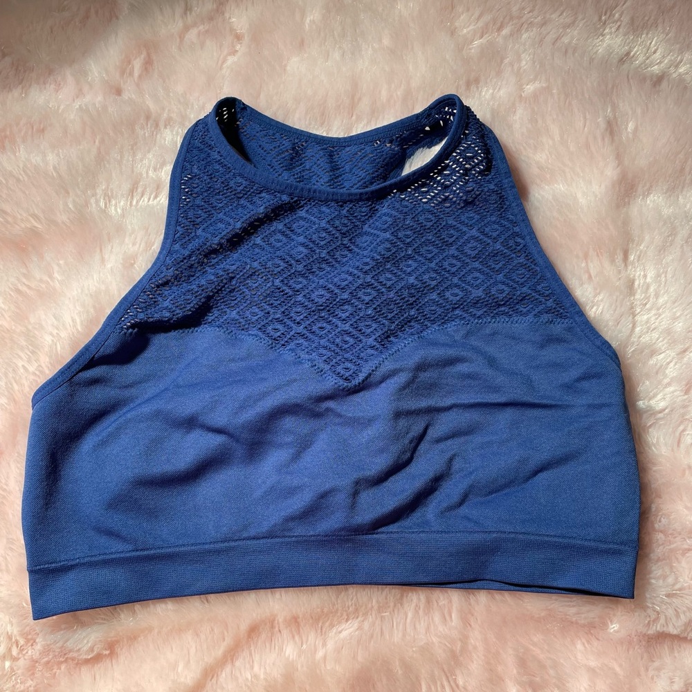 Blue Sports Bra